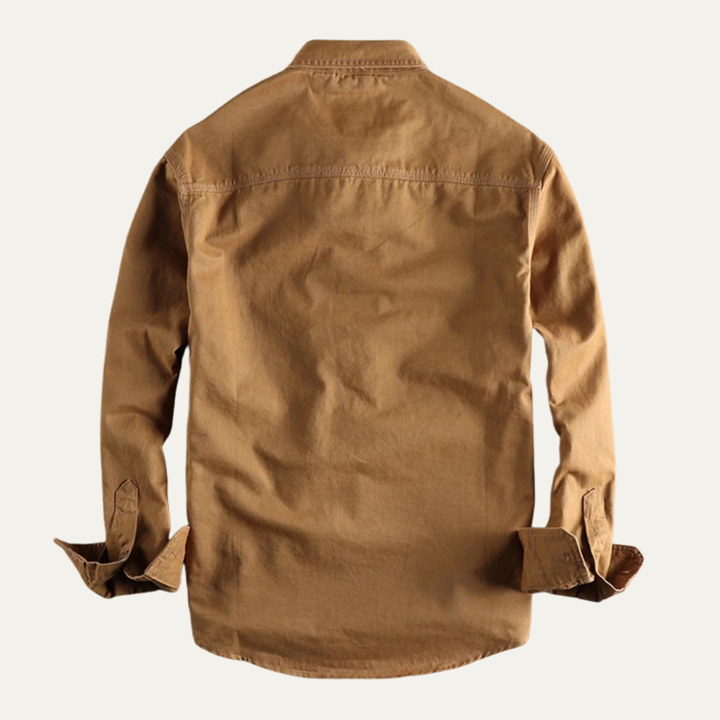 La Veste Chemise Cargo Vintage en Toile pour Homme Bellwood