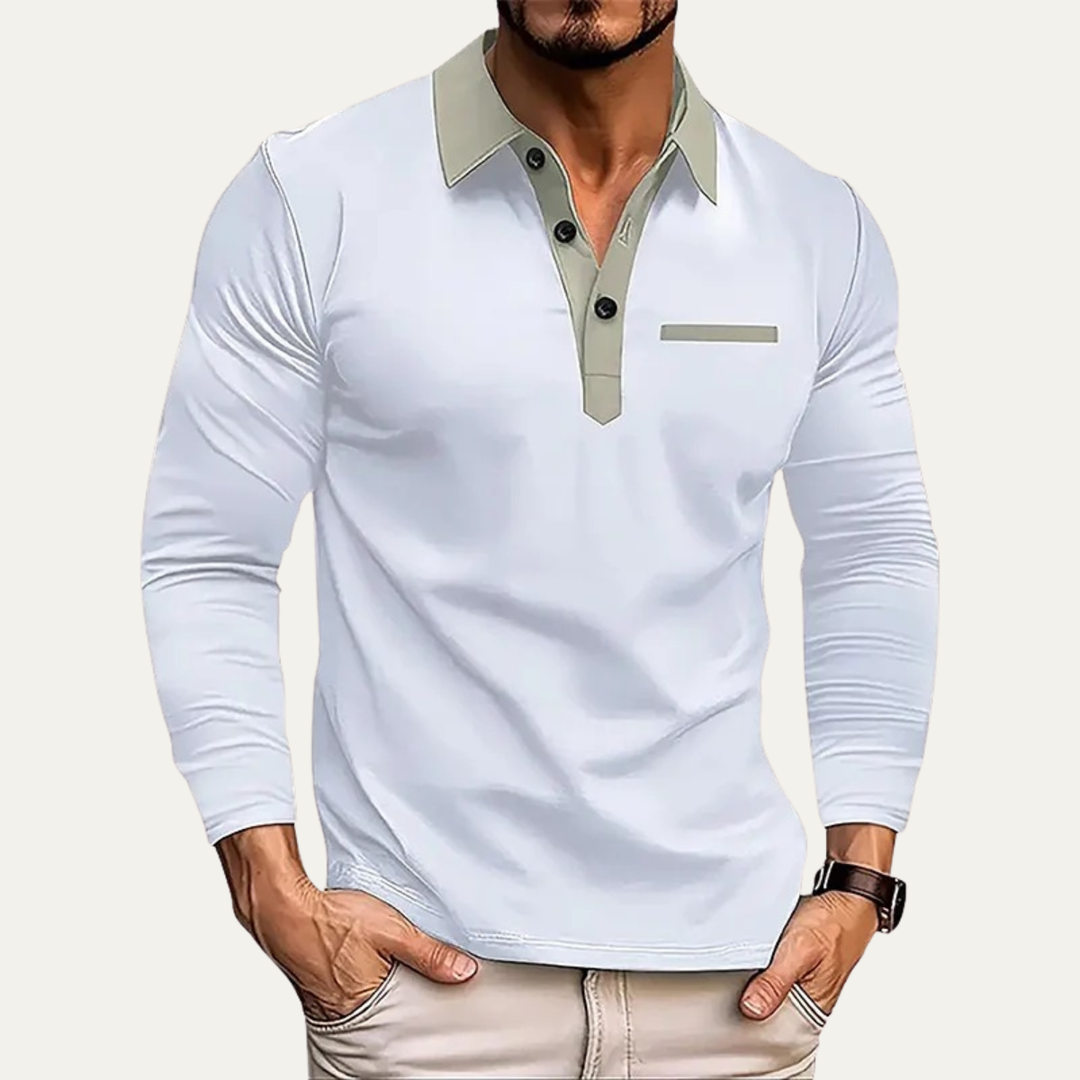 Le Pull Polo Casual Slim Fit pour Hommes Anacapri