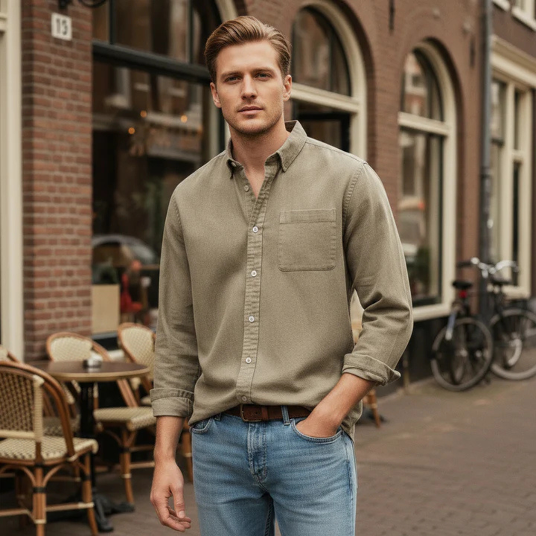 La Chemise Habillée Classique à Boutons pour Hommes Melrose