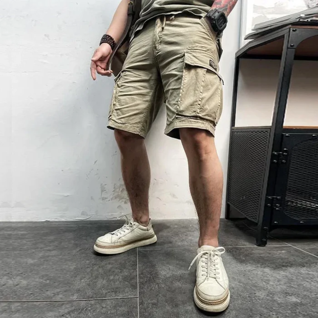 Shorts cargo décontractés durables pour hommes Ridgeway avec poches