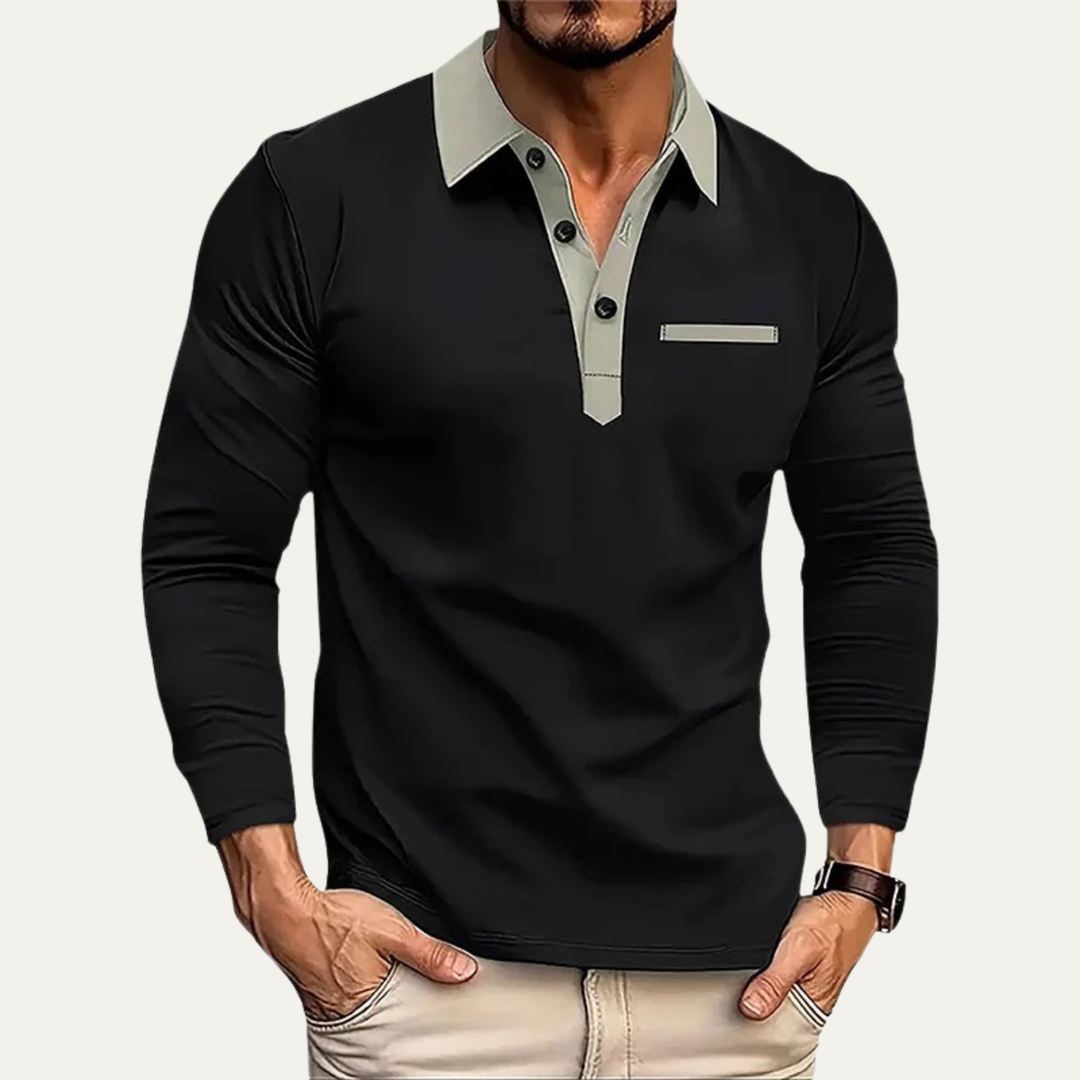 Le Pull Polo Casual Slim Fit pour Hommes Anacapri