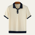 Le Polo T-Shirt en Tricot Patchwork pour Homme Monferrato