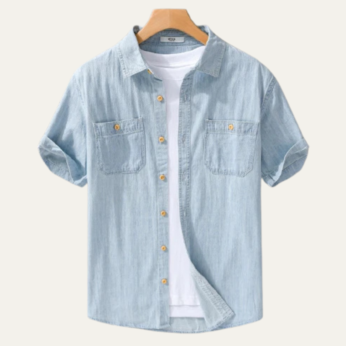 La chemise en denim décontractée pour homme Silvercrest Ridge en 100 % coton