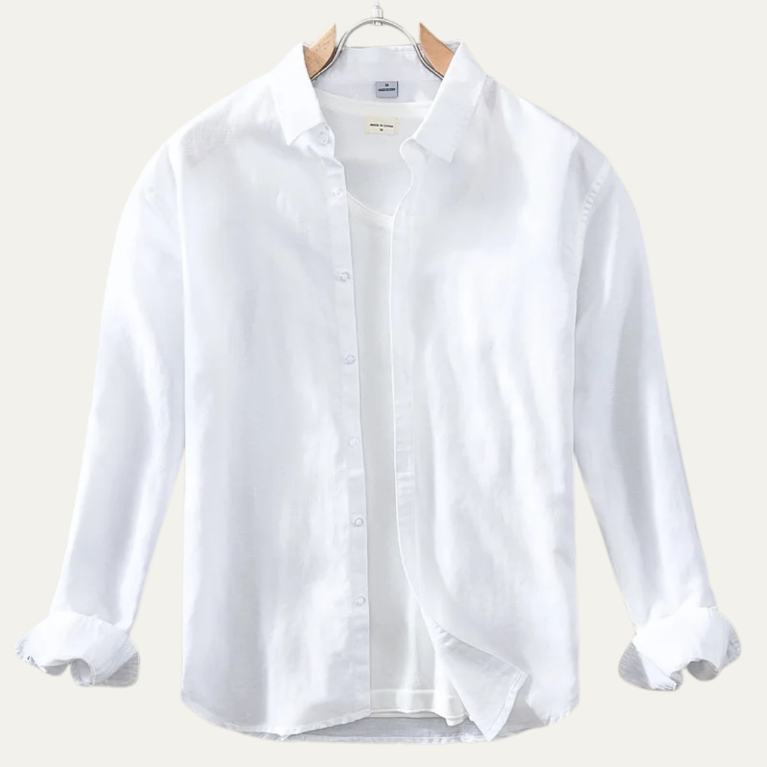 La Chemise Classique en Lin-Coton pour Homme Brookmoor