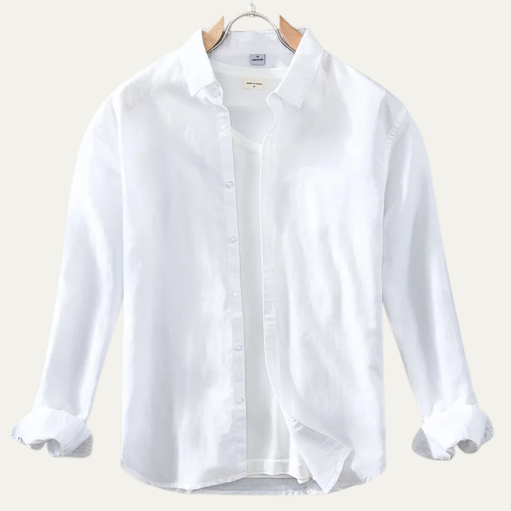 La Chemise Classique en Lin-Coton pour Homme Brookmoor