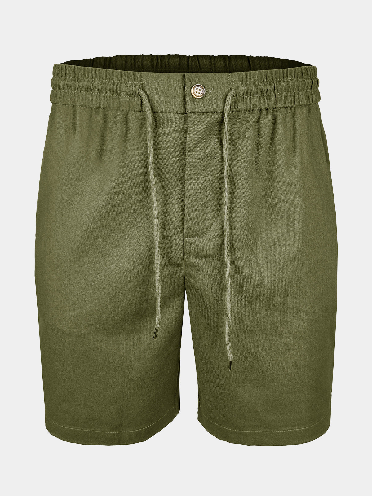 Pantalons Courts de Plage en Lin et Coton Respirants pour Homme