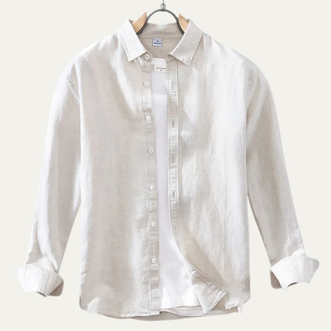 La Chemise Classique en Lin-Coton pour Homme Brookmoor