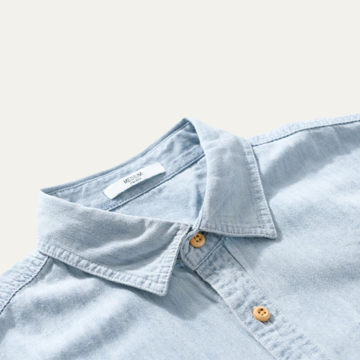 La chemise en denim décontractée pour homme Silvercrest Ridge en 100 % coton