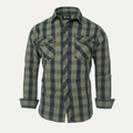 La Chemise Veste en Denim à Carreaux Vintage pour Homme Hawthorne Creek