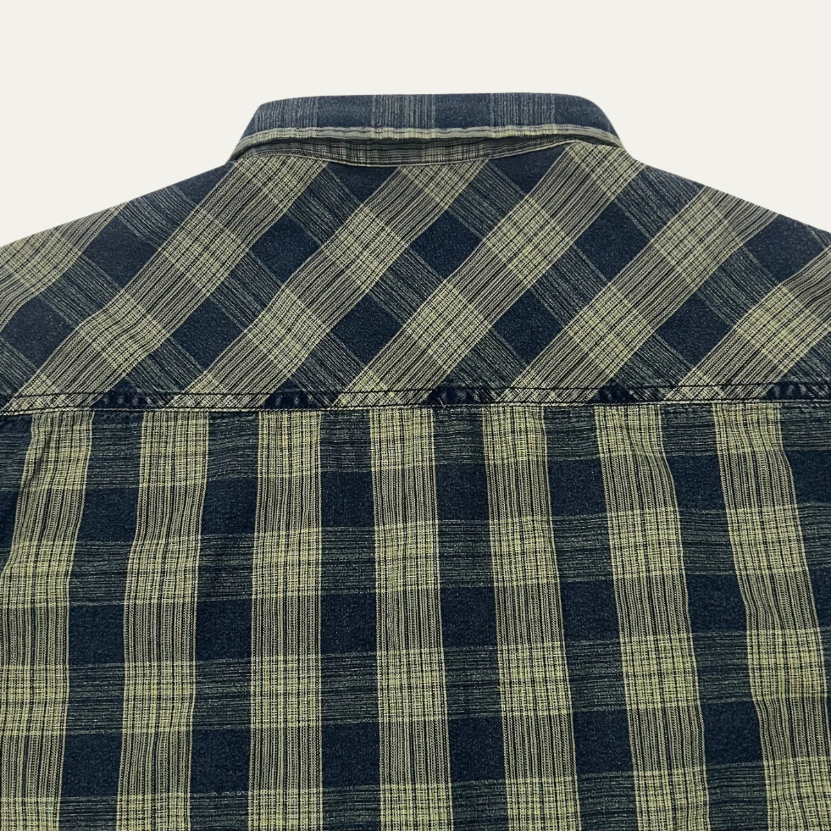 La Chemise Veste en Denim à Carreaux Vintage pour Homme Hawthorne Creek