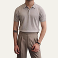 La chemise polo tricotée décontractée d'affaires pour homme Otranto
