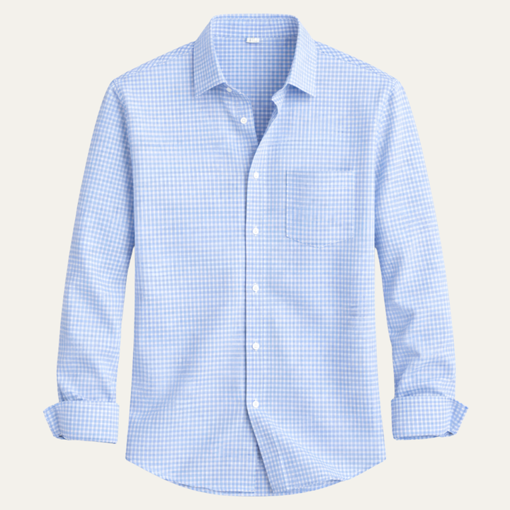 La Chemise à Manches Longues à Carreaux Slim Fit Ashmont pour Hommes