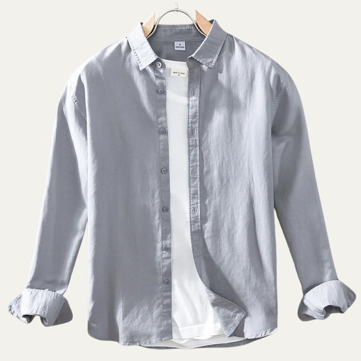La Chemise Classique en Lin-Coton pour Homme Brookmoor