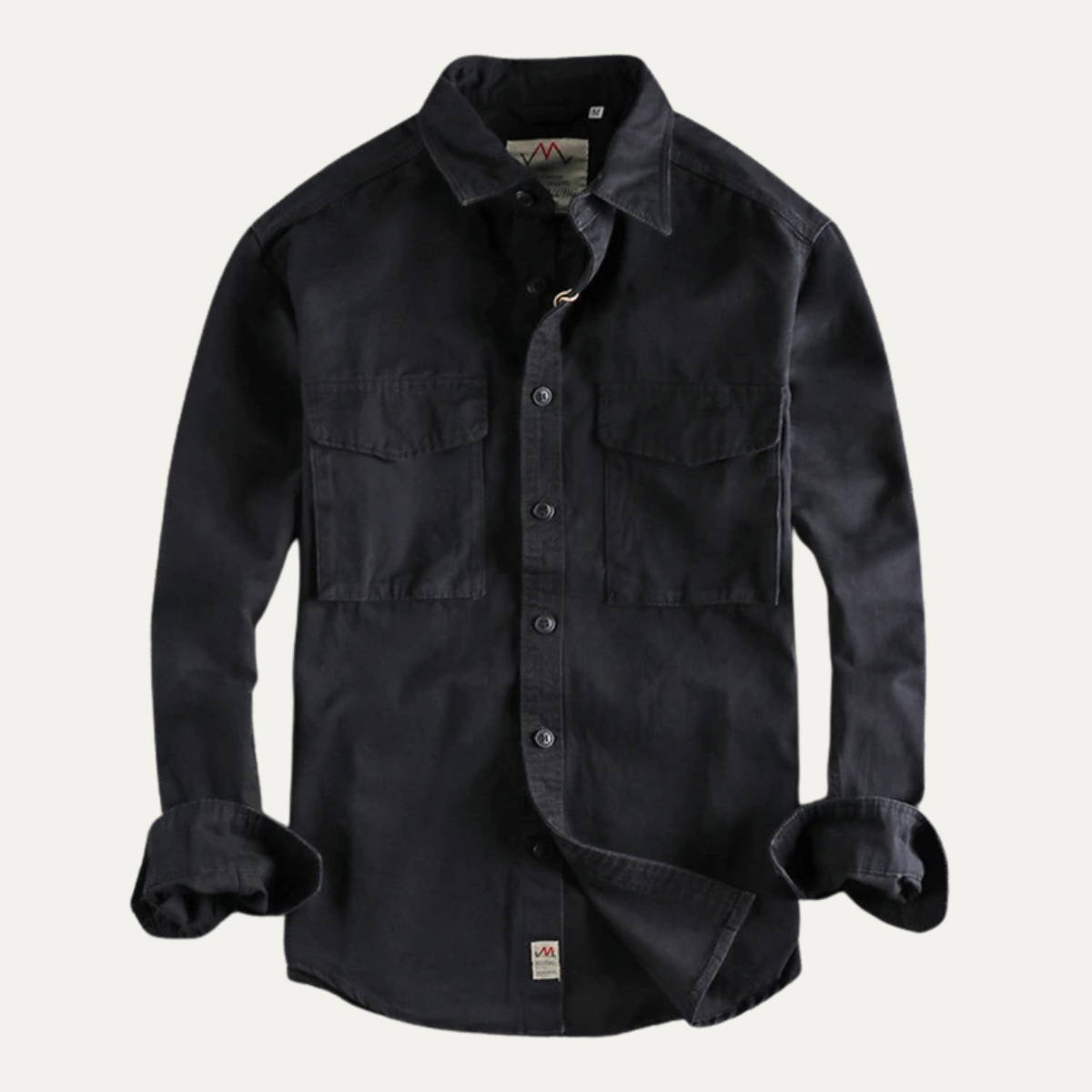 La Veste Chemise Cargo Vintage en Toile pour Homme Bellwood