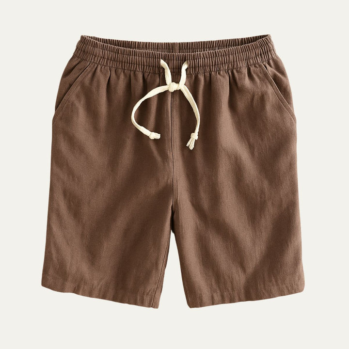 Les Shorts en Lin Rowley – Shorts à Cordon pour Hommes