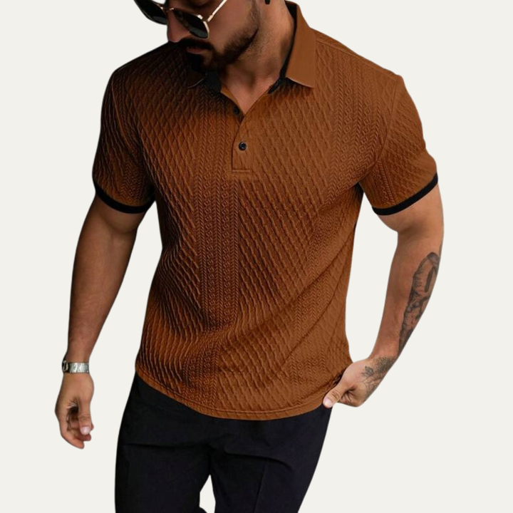 Le polo texturé d&