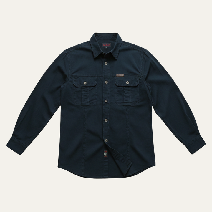 La Chemise Cargo Douce à Multi Poches de Couleur Unie pour Homme Cedarfield