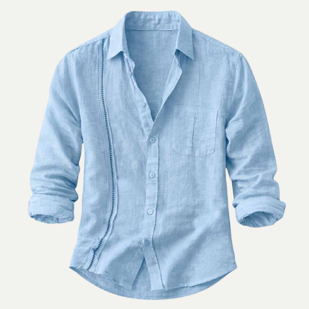 La Chemise de Plage Décontractée à Boutons pour Hommes Ridgehaven