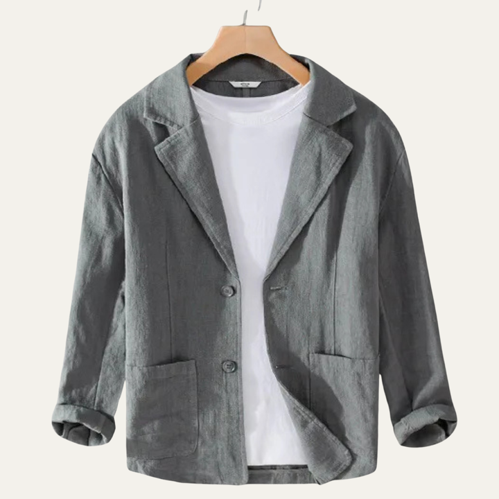 Le Blazer en Lin Léger Uni pour Homme Crestwood Hill