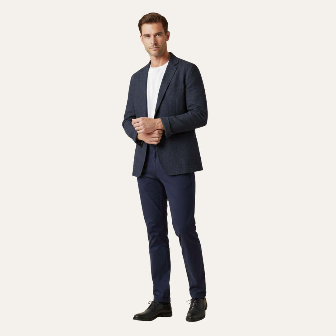 Le Blazer en Lin Léger Uni pour Homme Crestwood Hill