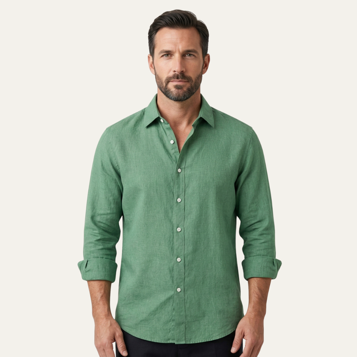 La chemise en lin décontractée d&