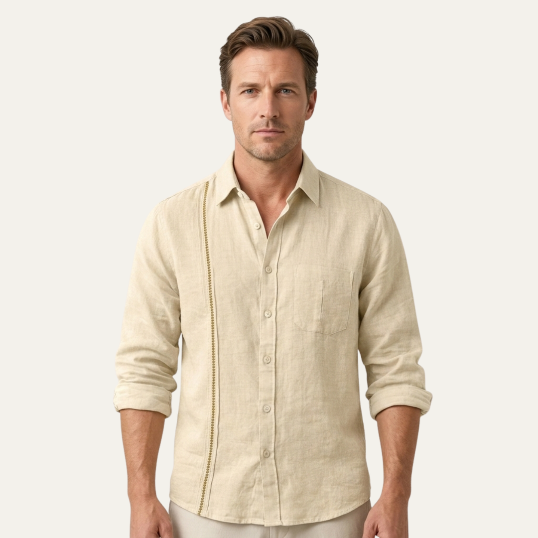 La Chemise de Plage Décontractée à Boutons pour Hommes Ridgehaven