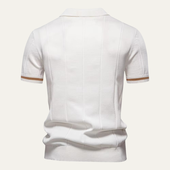 Le Polo Zippé Tricoté pour Hommes Ashton