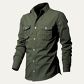 La chemise à boutons rétro unie pour homme Brookwater