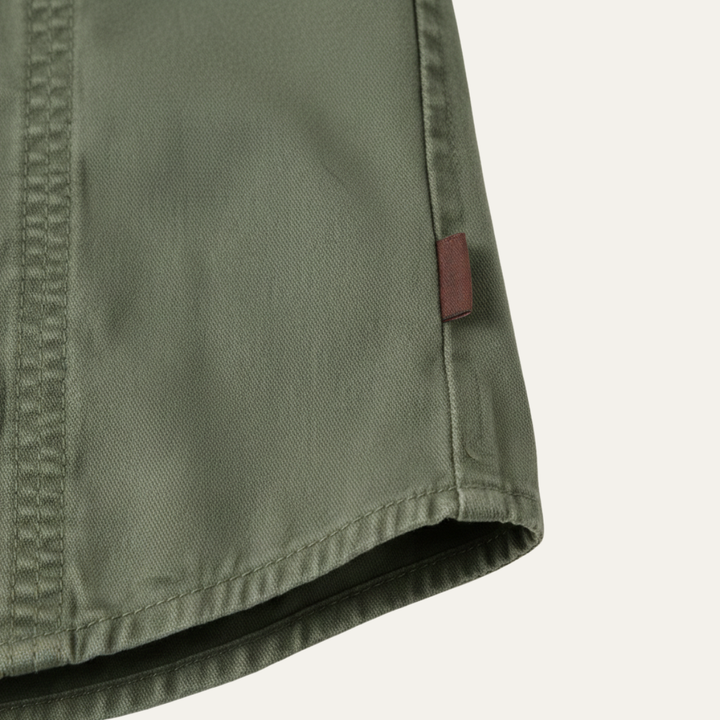 La chemise cargo en coton à poches multiples unie pour hommes Ashton Ridge