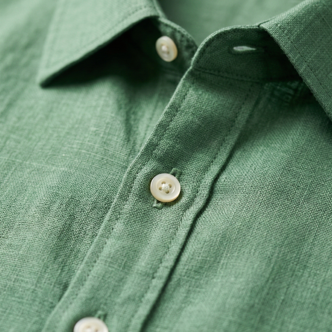La chemise en lin décontractée d&