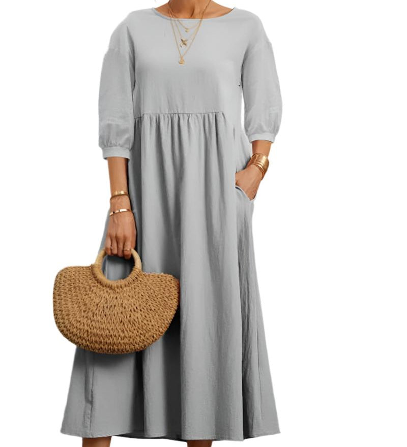 Flore | Robe en Coton et Lin pour Femmes