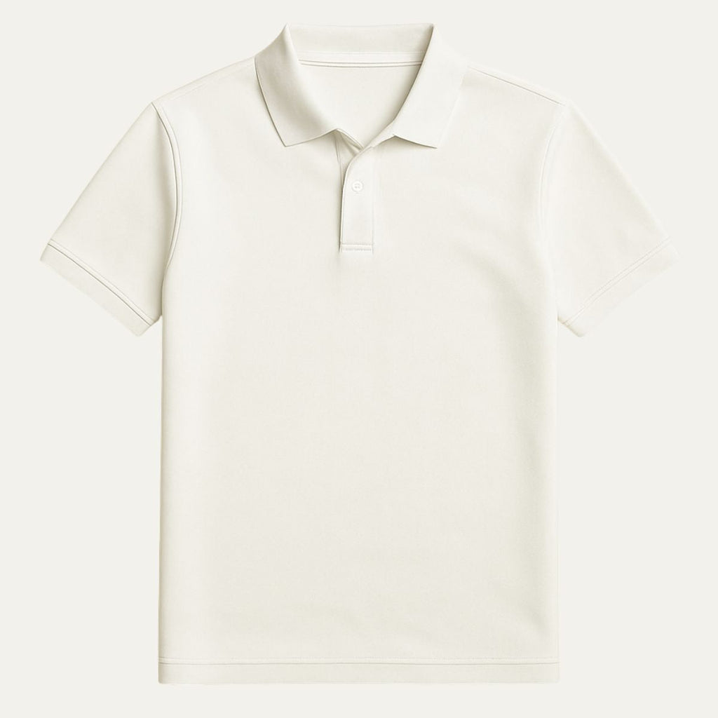 La Chemise Polo Blanche Corse pour Hommes – Style Éternel de Vieille Argent