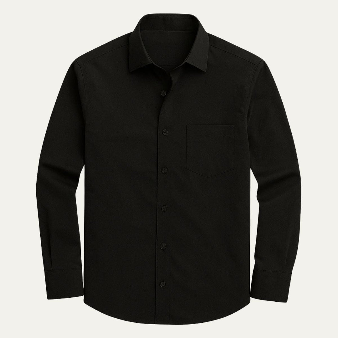 La Chemise Formelle en Coton Satin Kensington pour Hommes