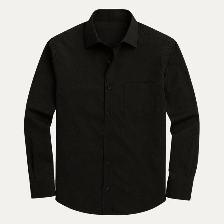 La Chemise Formelle en Coton Satin Kensington pour Hommes