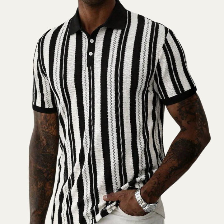 Le Polo Tricot Rayé pour Homme Hillbrook