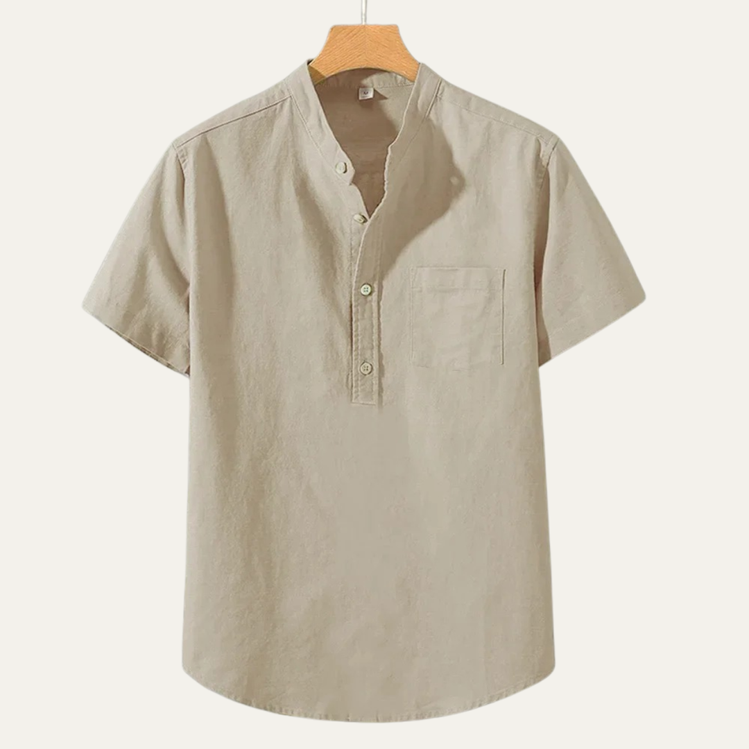 La Chemise Légère en Coton et Lin pour Homme Meadowcrest