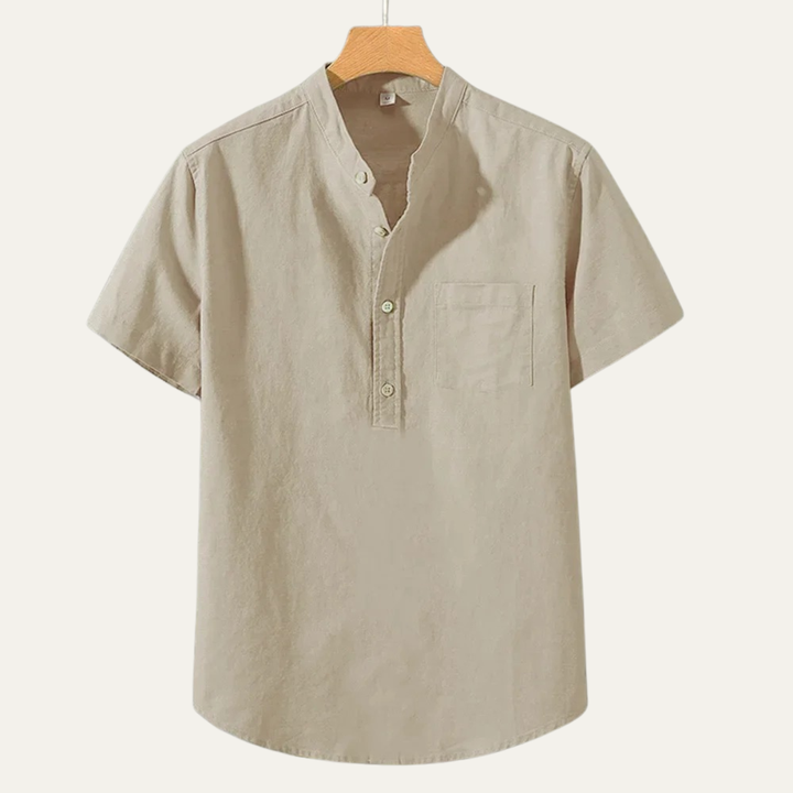 La Chemise Légère en Coton et Lin pour Homme Meadowcrest