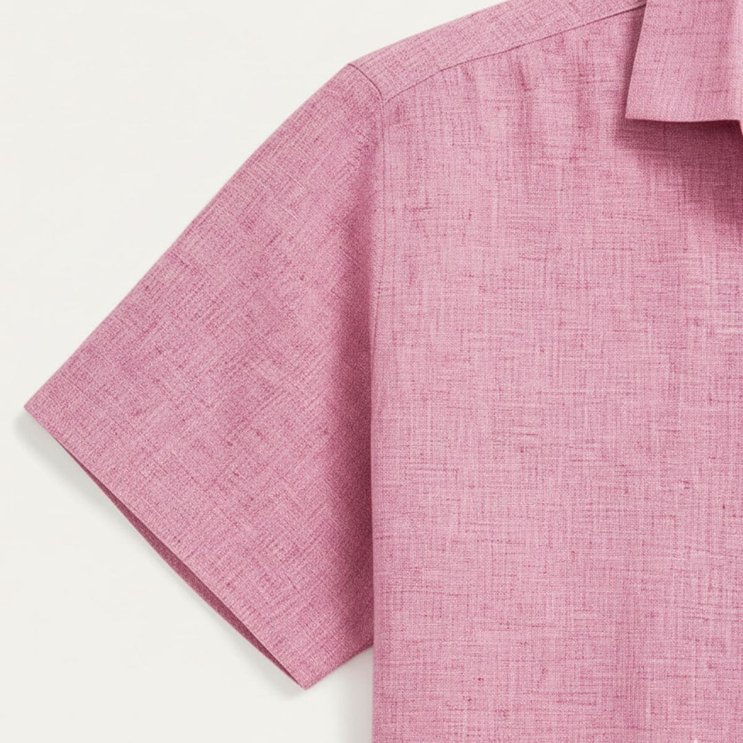 La Chemise en Lin à Manches Courtes Monaco pour Hommes