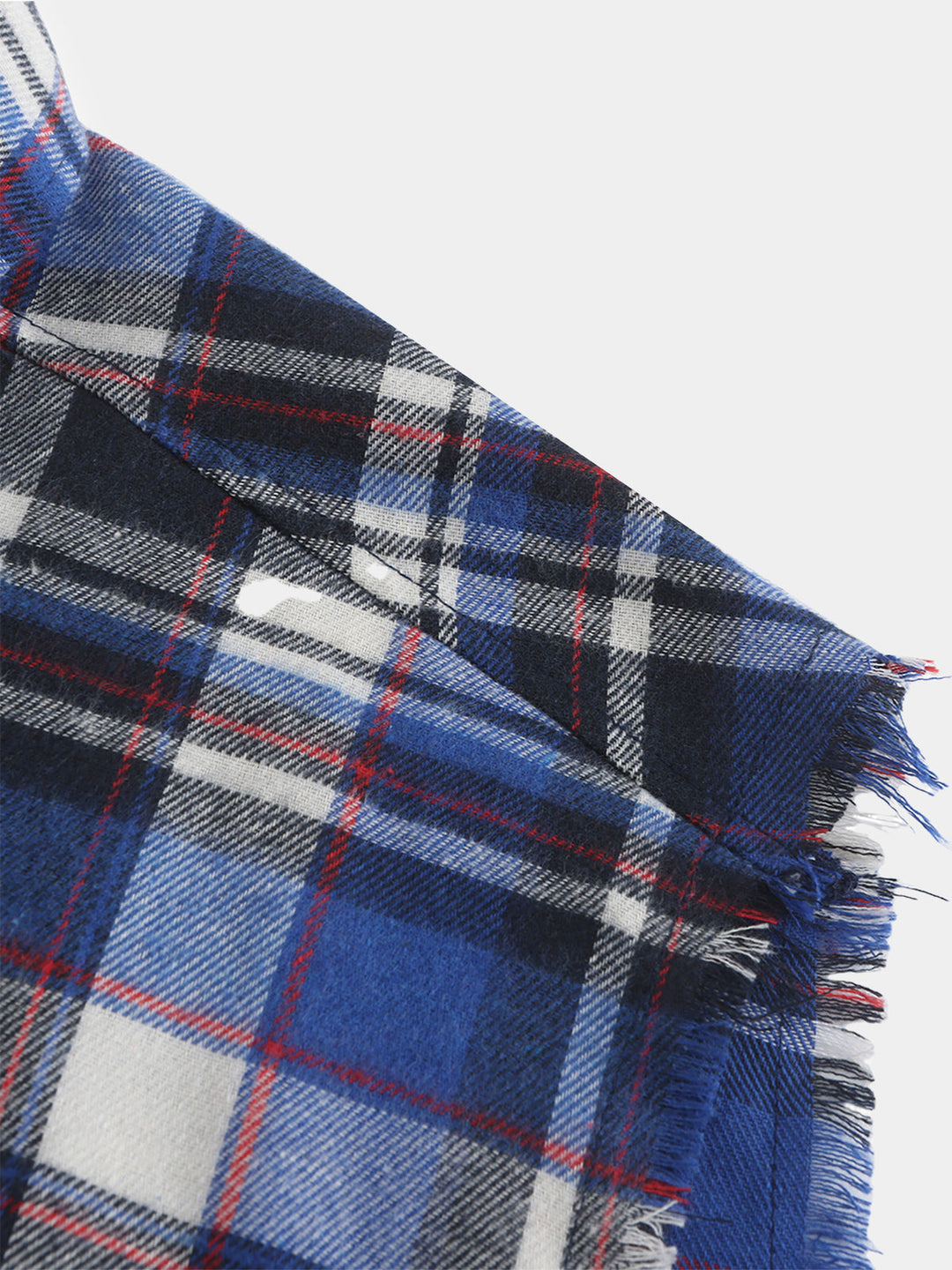 Chemise Homme Décontractée à Carreaux Bleu Sans Manches Style Plage