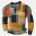 Le Polo Homme Texturé à Motif Patchwork Bluefield