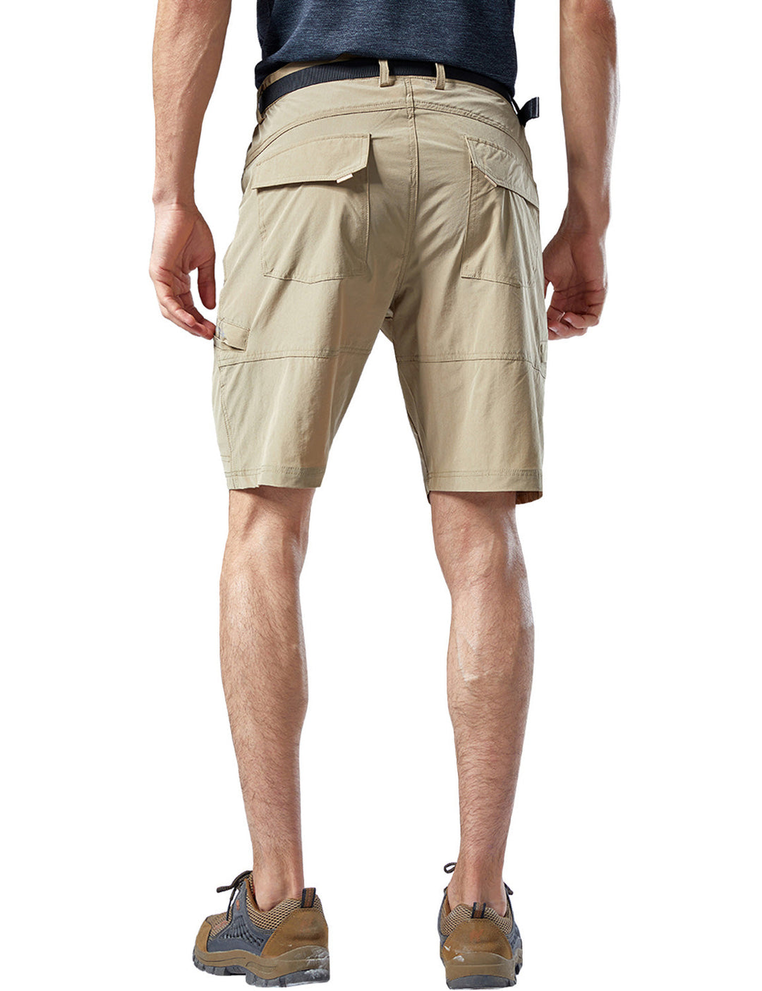 Short cargo décontracté à séchage rapide pour hommes, travail de randonnée, multi-poches, extérieur