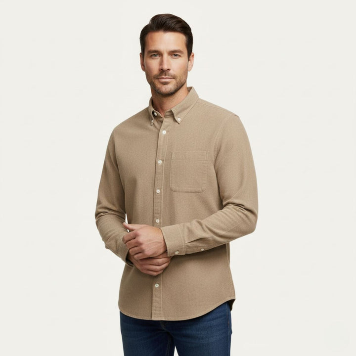 La Chemise en Denim Décontractée Boston pour Hommes