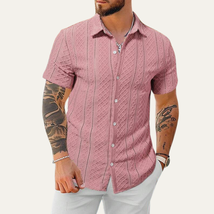 La chemise décontractée à boutons texturée pour hommes Timberlake Ridge