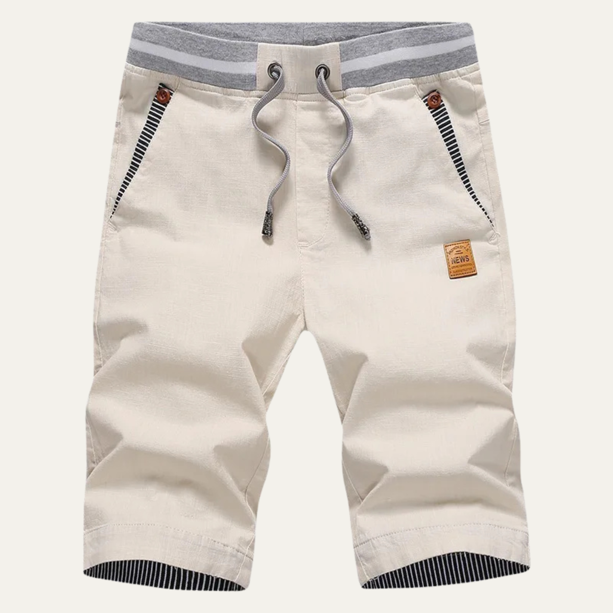 Les Shorts de Jogging d'Été à Cordon pour Hommes Redwood