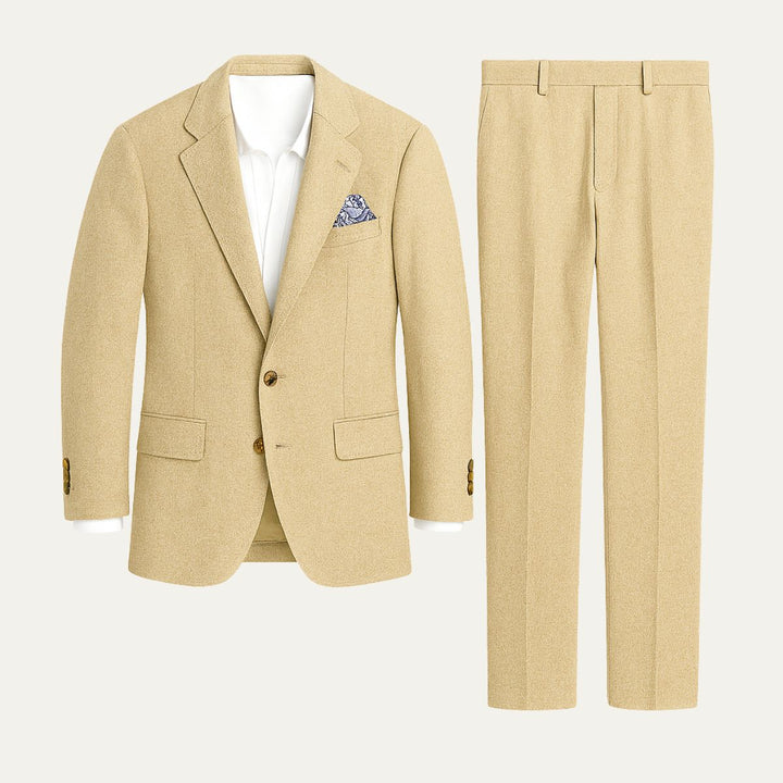 Le Costume de Mariage en Lin Santorin pour Invités