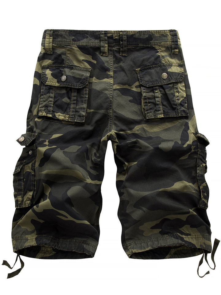 Short décontracté en coton pour homme grandes tailles, motif camouflage