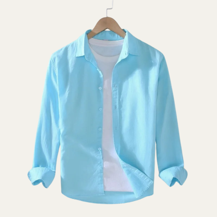 La Chemise Rétro en Lin Coton d&