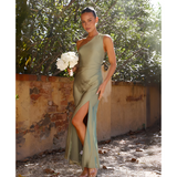 Jocelynn | Robe Longue Élégante Asymétrique pour Femme