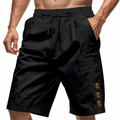 Shorts d'été décontractés pour hommes Ashbury avec détails de boutons et cordon de serrage