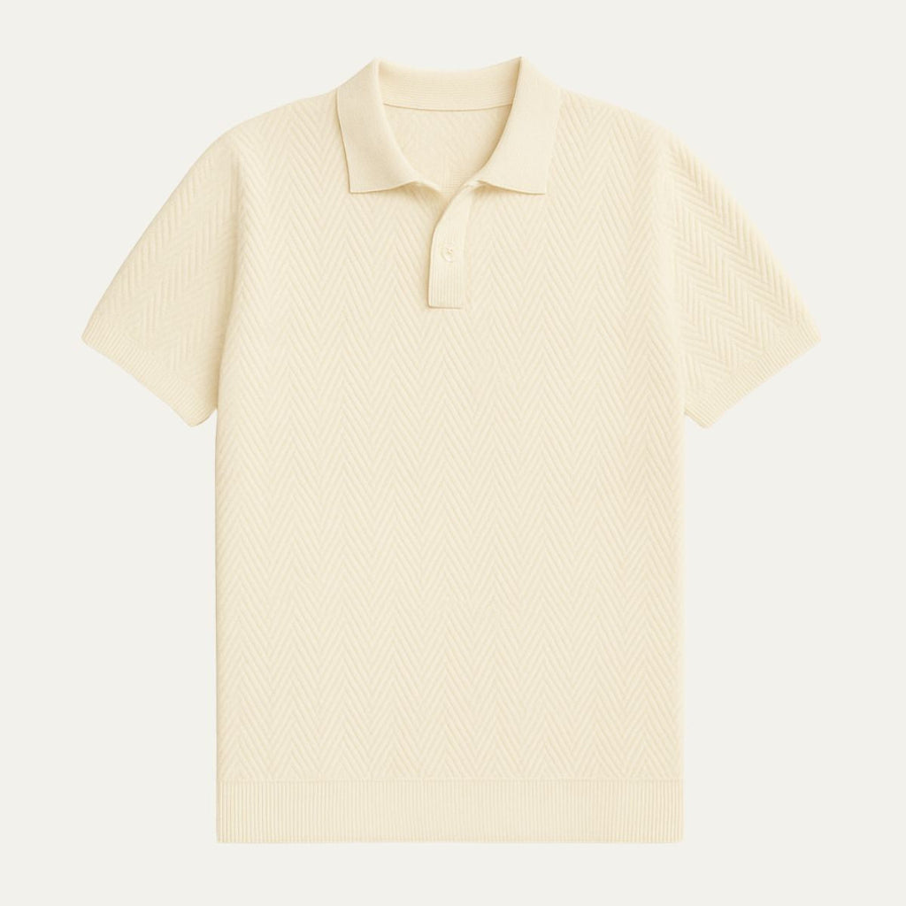 Polo en Coton Casual pour Homme Style Vintage